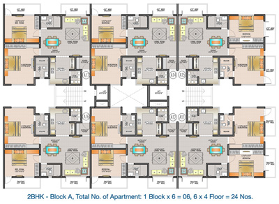 2 BHK - Block A